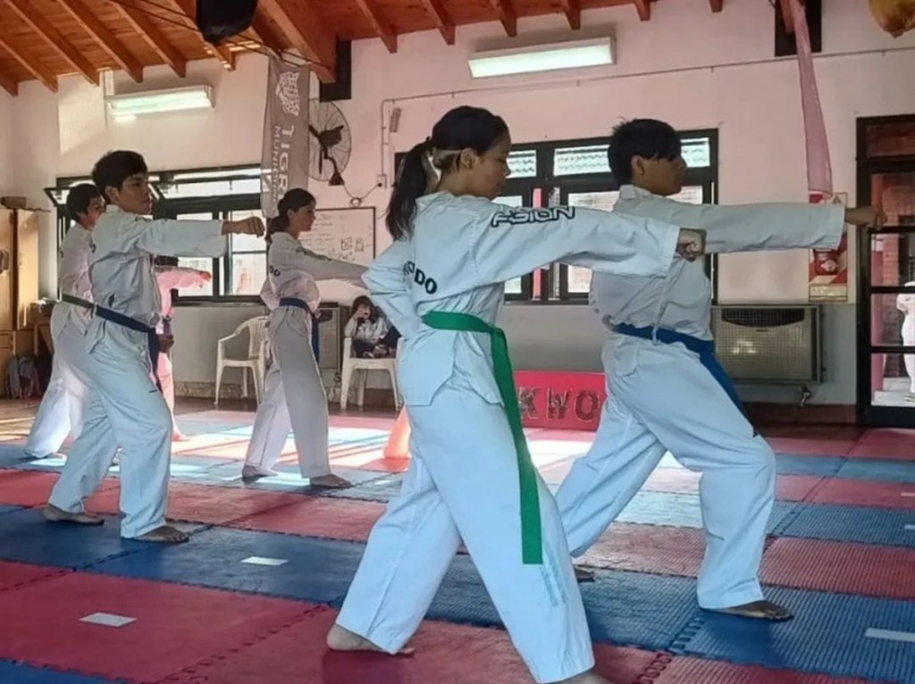 Escuela Municipal de Taekwondo: se realizó el examen anual a estudiantes de Tigre con gran convocatoria
