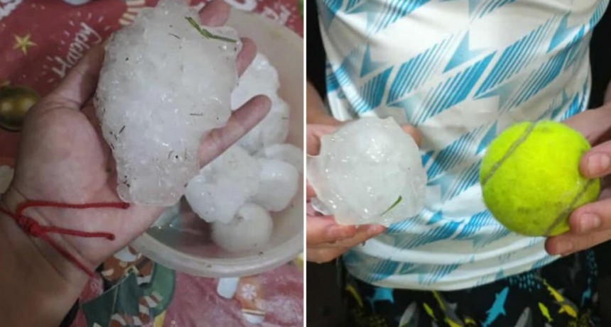 La caída de granizo de gran tamaño generó graves consecuencias en zonas de Mendoza y San Luis