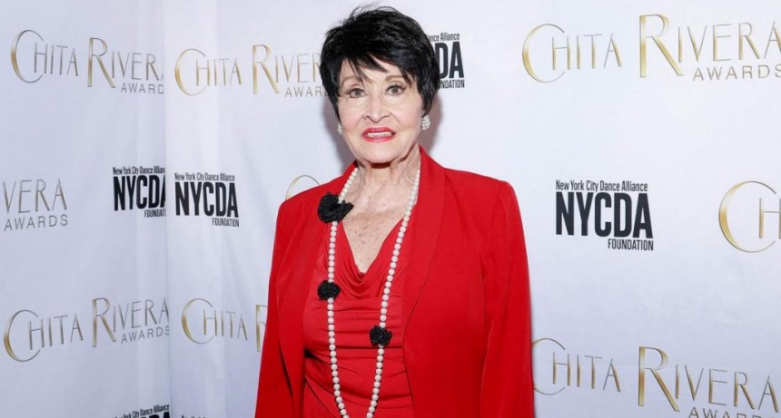 Muri&oacute; Chita Rivera, legendaria actriz del teatro de Broadway