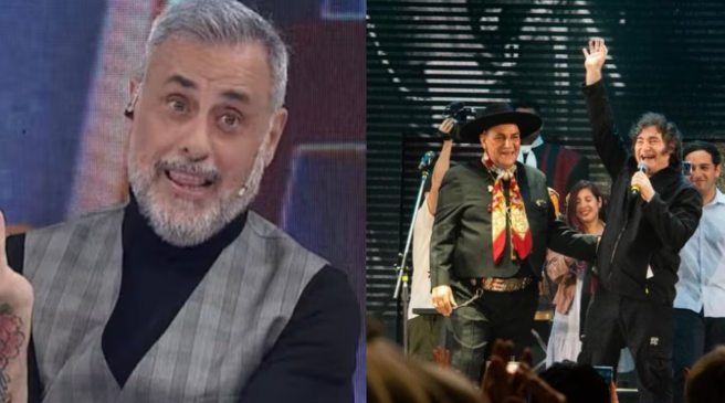 El filoso apodo que Jorge Rial le dedicó al Chaqueño Palavecino tras cantar con Milei en Jesús María