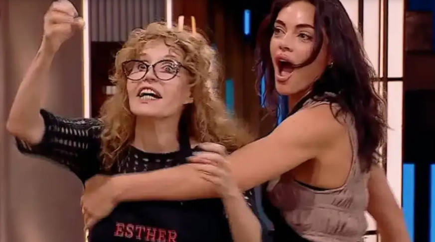 La feroz pelea entre Emilia Attias y Esther Goris en Masterchef Celebrity por un salmón