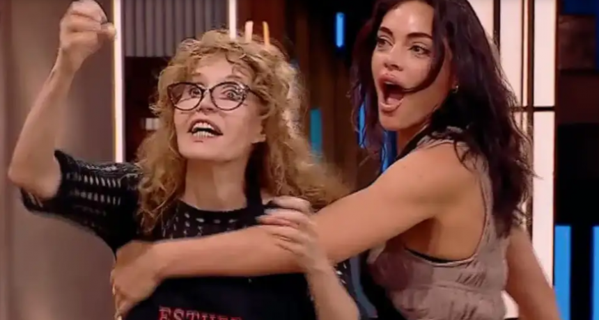 La feroz pelea entre Emilia Attias y Esther Goris en Masterchef Celebrity por un salmón