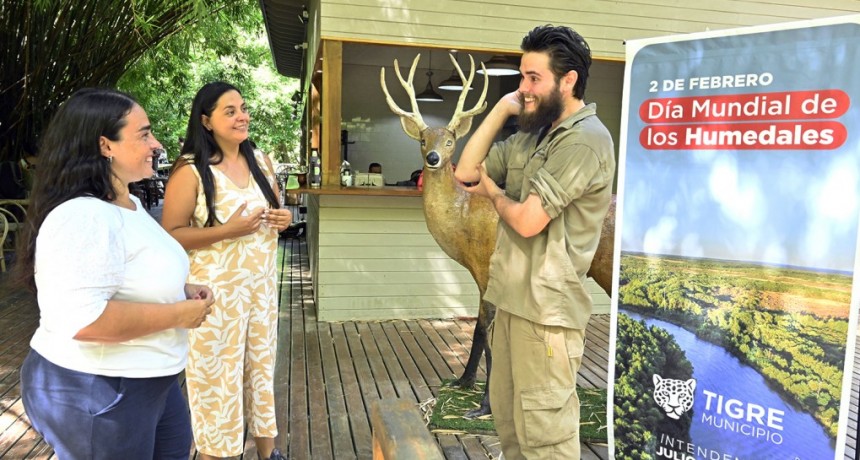 En una jornada abierta a la comunidad, el Municipio de Tigre conmemoró el Día Mundial de los Humedales en el Área Natural Monte Blanco