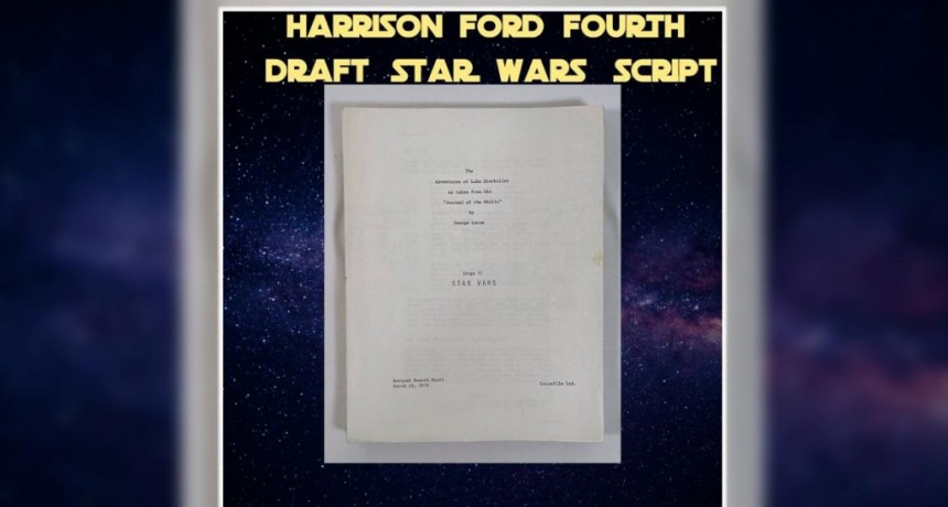 Se vendió por 10.000 euros el guion de la primera entrega de 