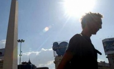 Miércoles caluroso en La Ciudad de Buenos Aires y el Conurbano bonaerense