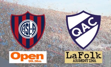 San Lorenzo necesita demostrar ante Quilmes que va a seguir en la pelea con Boca 18Hs por Open 99.3 Fm y La Folk Argentina