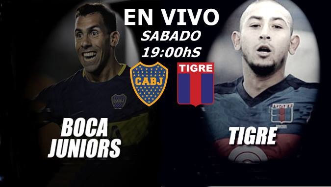 Este sábado desde las 19 Hs en VIVO desde la Bonbonera Boca vs Tigre por Argen TV y La Folk Argentina