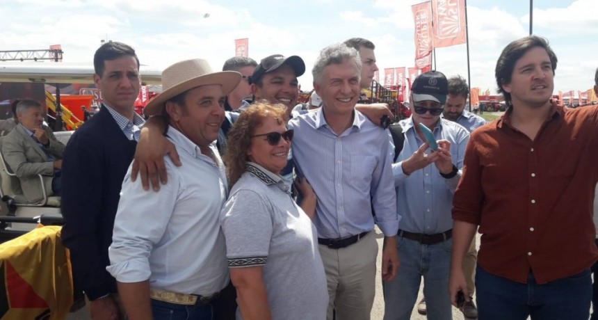 Las fotos del paso de Macri por Expoagro: “Volvieron queriendo ponerle una pata encima al campo”