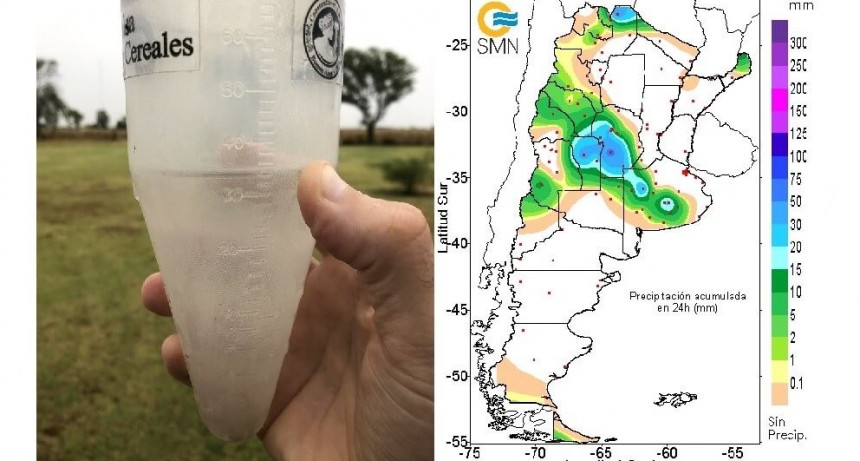 Un desahogo en partes del centro del país: avanza un frente con fuertes lluvias