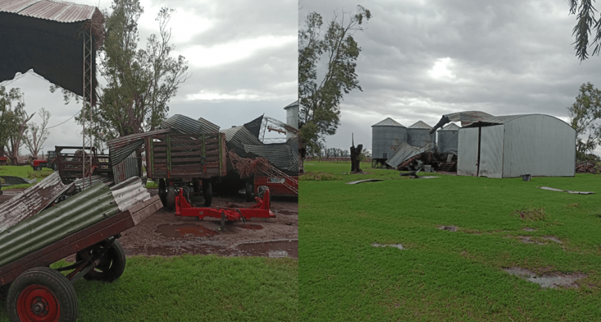 Impresionantes tormentas en Buenos Aires: una “supercelda” provocó vientos fuertes y granizo