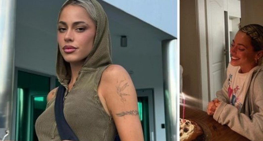 Tini Stoessel celebró sus 27 años y un detalle en su torta casi le arruina el festejo