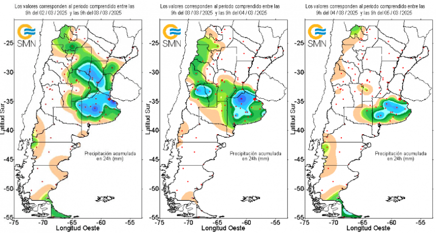 “Bombazos” de agua en Carnaval: el campo recibió más lluvias y continúan las tormentas