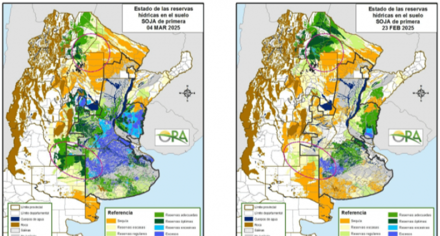 Un alivio que ahora preocupa: las lluvias pasan a generar excesos y podrían complicar la cosecha
