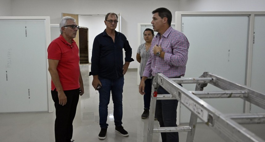 Julio Zamora supervisó los trabajos que el Municipio de Tigre lleva adelante en el Centro de Medicina Cardiovascular y de Hemodinamia
