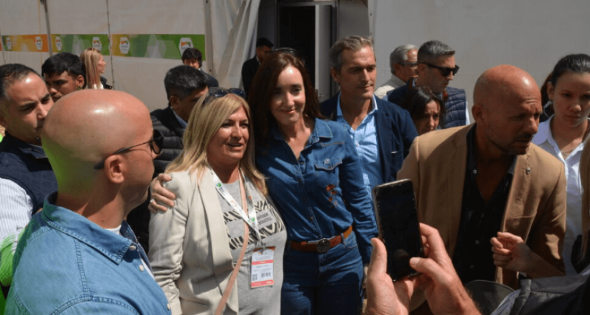 “Vengo a dar un gesto de apoyo”: los mensajes de Victoria Villarruel en su paso por Expoagro