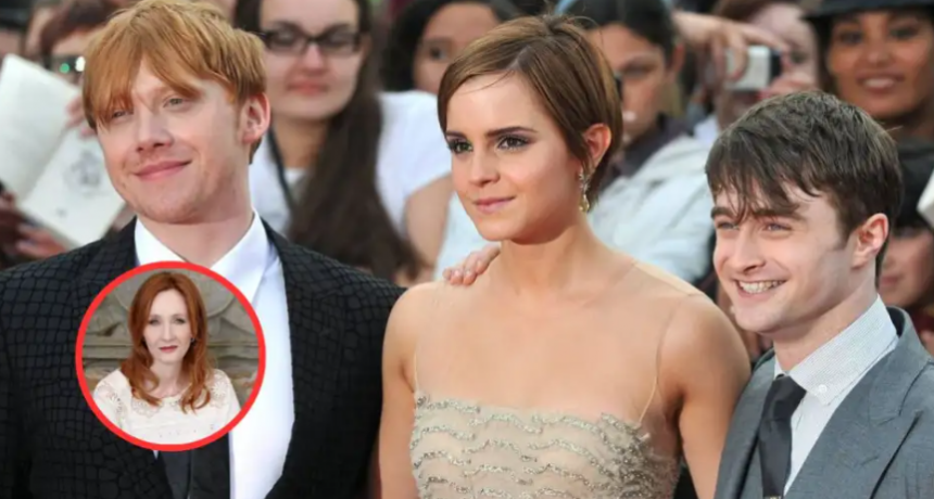 La chicana de J.K. Rowling contra los protagonistas de Harry Potter: 