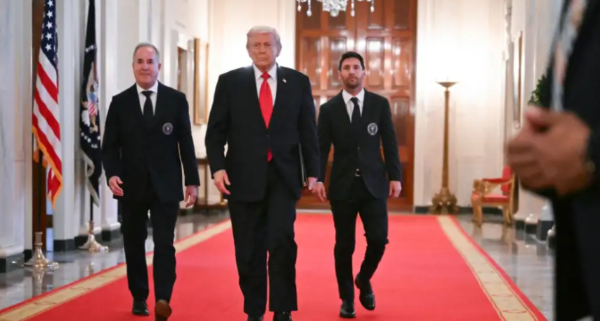 Trump recibe a Messi y al Inter Miami con un homenaje en la Casa Blanca