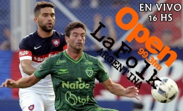 San Lorenzo vs Sarmiento 16:00 desde el Pedro Bidegain en VIVO por Open 99.3 Fm y La Folk Argentina 