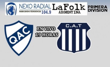Quilmes Vs Talleres EN VIVO Campeonato de Primera División por NEXO 104.9 Fm y La Folk Argentina
