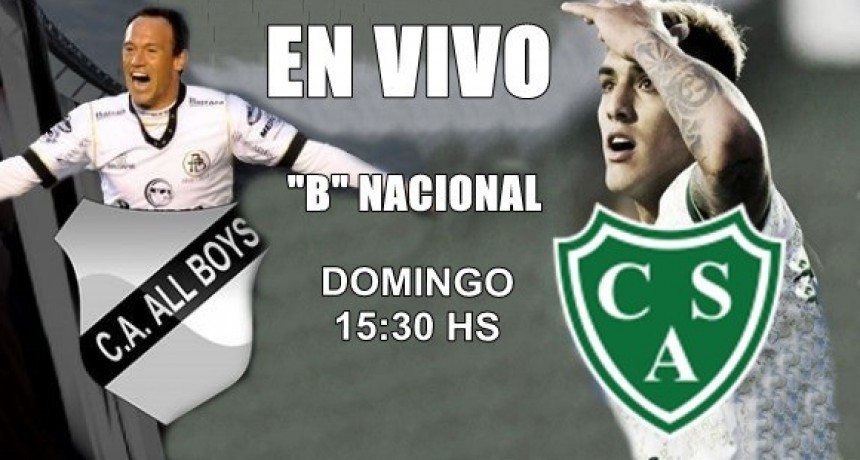 Sarmiento vs All Boys, por la fecha 21 “B” Nacional domingo 15:30, en VIVO por Argen TV y La Folk Argentina