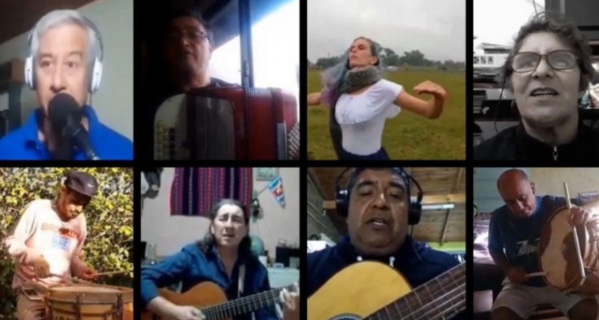 Así son las “WhatsaPeñas” que crearon folcloristas de Derqui