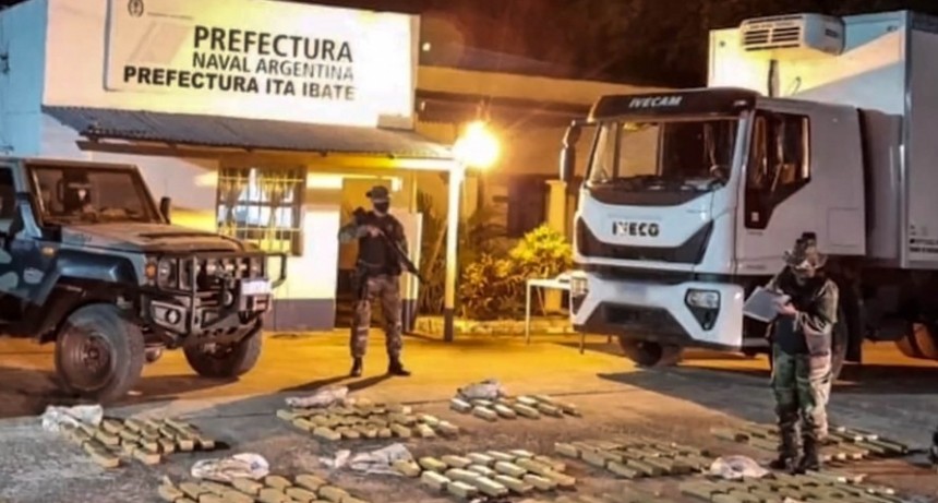 Decomisaron más de 300 kilos de marihuana valuados en 46 millones de pesos