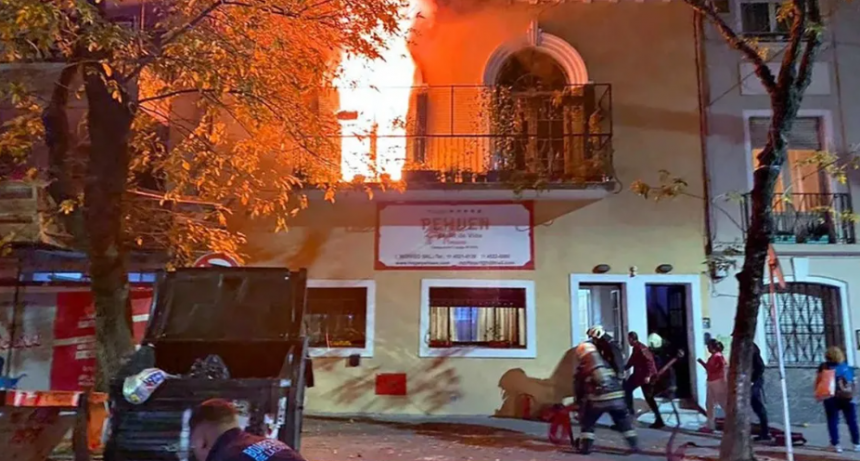  Se incendió un geriátrico en Villa Urquiza: al menos tres muertos 