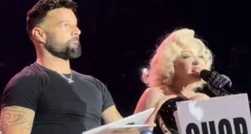Ricky Martin tuvo una erección en pleno recital de Madonna  