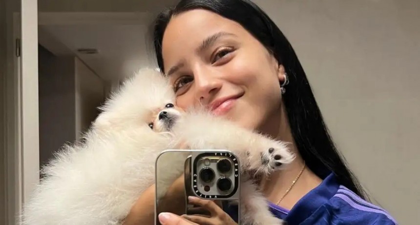Emilia Mernes mostró la cartera Louis Vuitton que usa su perrita