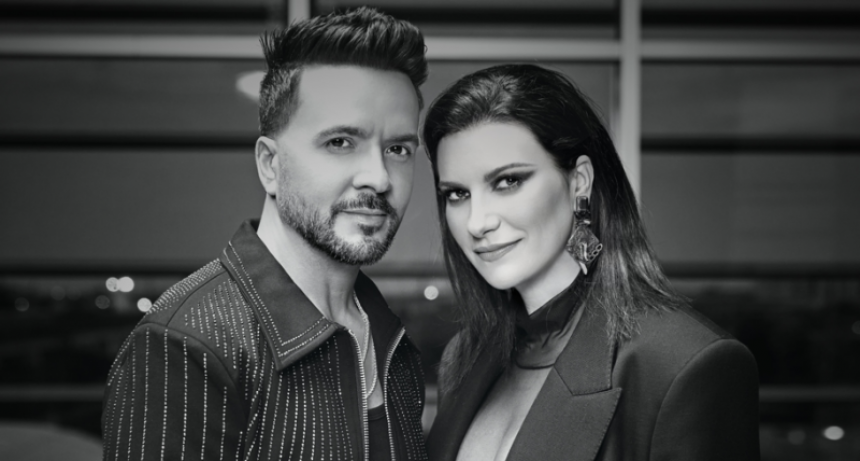 Luis Fonsi y Laura Pausini juntos en 