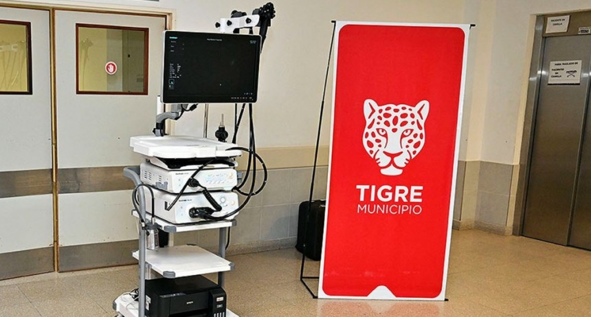 En el Hospital Materno Infantil, el Municipio de Tigre puso en funcionamiento el nuevo videoendoscopio