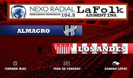 El milrayitas visita a el Tricolor desde las 15:30 en VIVO por NEXO 104.9 Fm y LA FOLK ARGENTINA