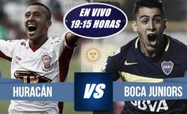 Boca quiere acercarse aún más al título: visita a Huracán 19 Hs en VIVO por NEXO 104.9 Fm y La Folk Argentina 