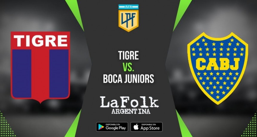 Tigre vs. Boca Juniors, por la Copa Liga Profesional, EN VIVO por La Folk Argentina