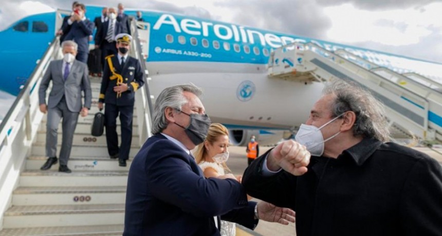 Alberto Fernández inicia una nueva gira por España y Alemania