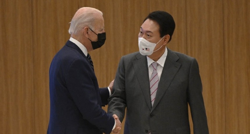 Biden llegó a Corea del Sur con una probable prueba nuclear norcoreana como telón de fondo