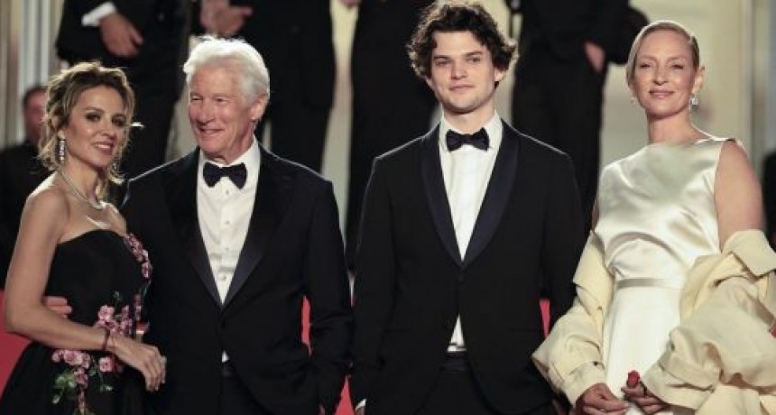 Richard Gere llevó a Homer, su hijo mayor, al Festival de Cannes