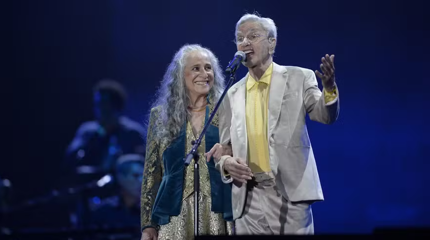 Caetano Veloso e Bethânia publican un nuevo disco en vivo