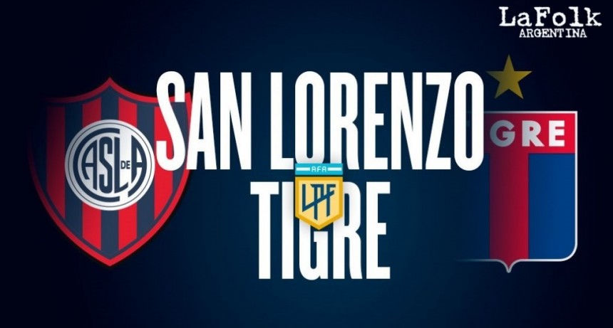 San Lorenzo vs. Tigre, por el Torneo Apertura | EN VIVO 14 Hs por La Folk Argentina