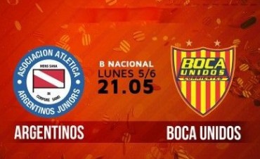 Argentinos Juniors recibe a Boca Unidos en el cierre de la fecha en VIVO por La Folk Argentina