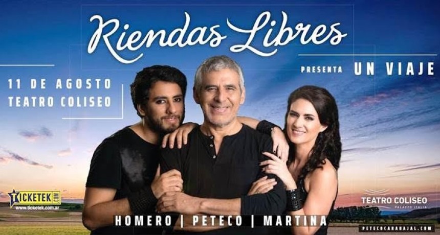 Peteco Carabajal, Martina Ulrich y Homero Carabajal son “RIENDAS LIBRES”