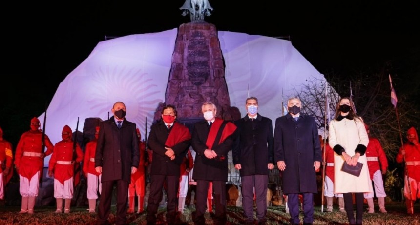 Alberto Fernández participó en Salta del homenaje al general Güemes