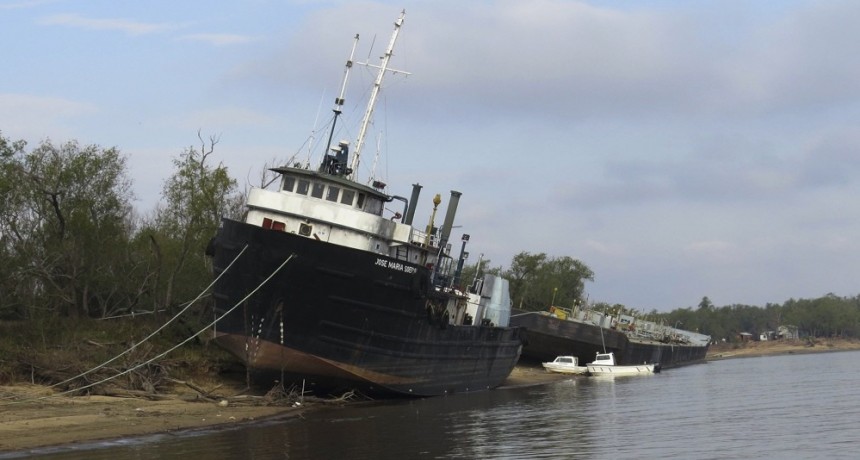 El río Paraná creció en Entre Ríos, pero esperan que siga bajo durante 2021