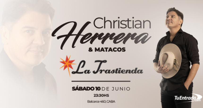 Christian Herrera, desde el Chaco-salteño llega por primera vez a La Trastienda