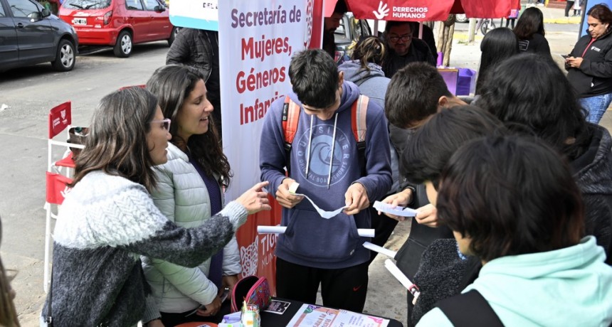 El Municipio de Tigre realizó una jornada de concientización para la prevención de la violencia en el noviazgo