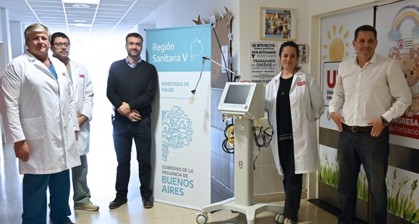 El Hospital Materno Infantil de Tigre incorporó un nuevo respirador