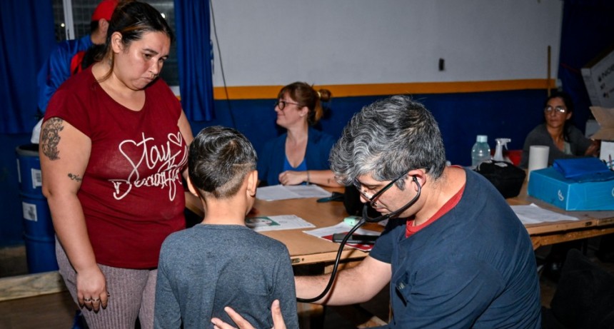 A través del PADI, el Municipio de Tigre continúa con la atención médica a niños y niñas que asisten a clubes de barrio