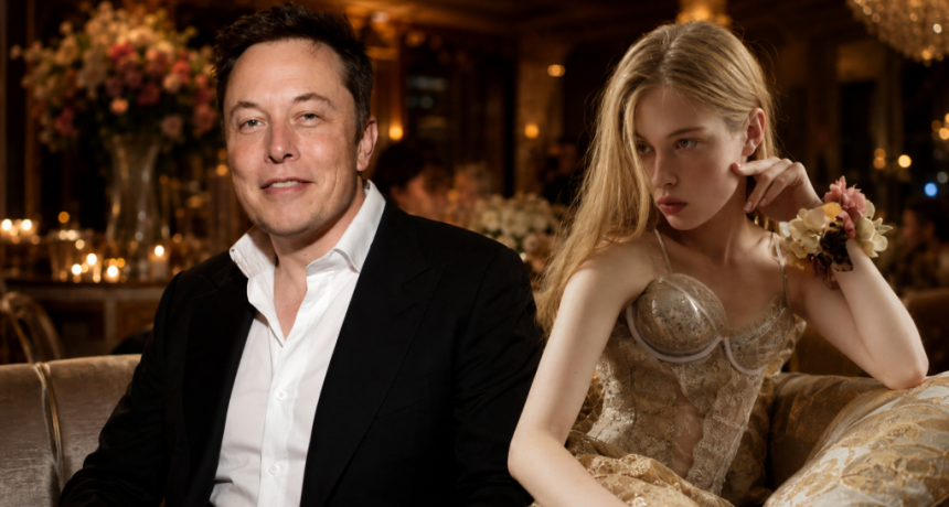 La reacci&oacute;n de la hija de Elon Musk al ser consultada por su padre en un evento