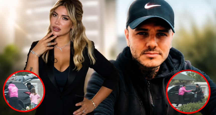 Icardi se reencontr&oacute; con sus hijas y tuvo un gesto hacia el entorno de Wanda