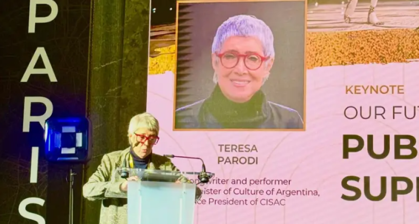 Teresa Parodi fue elegida vicepresidenta de CISAC y llev&oacute; un fuerte mensaje 